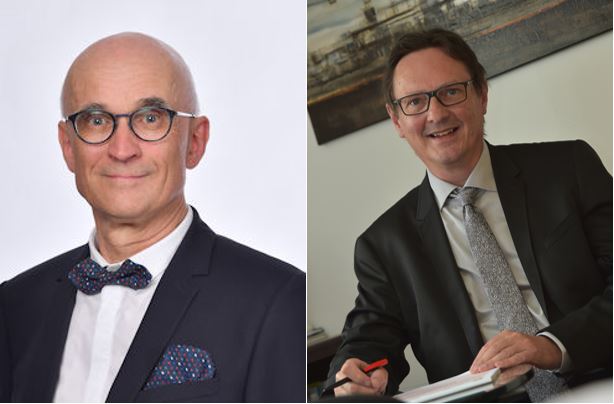 Jean Werlen, à gauche sur la photo, est le nouveau président de la SPL Deux-Rives.Eric Hartweg, à droite sur la photo, est le nouveau directeur général de la SPL Deux-Rives.